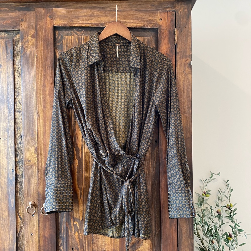 Free People Retro Blouse